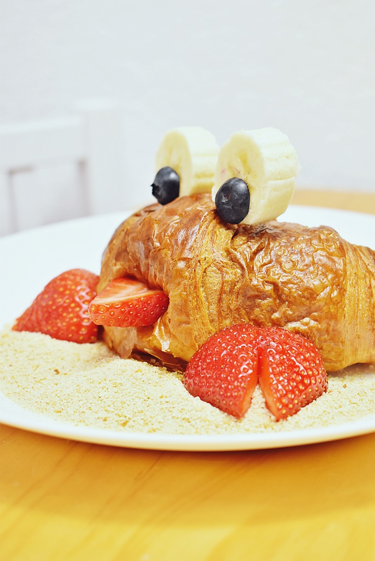 Kreative Snacks für Kinder: Frühstücks-Krabbe mit Obst